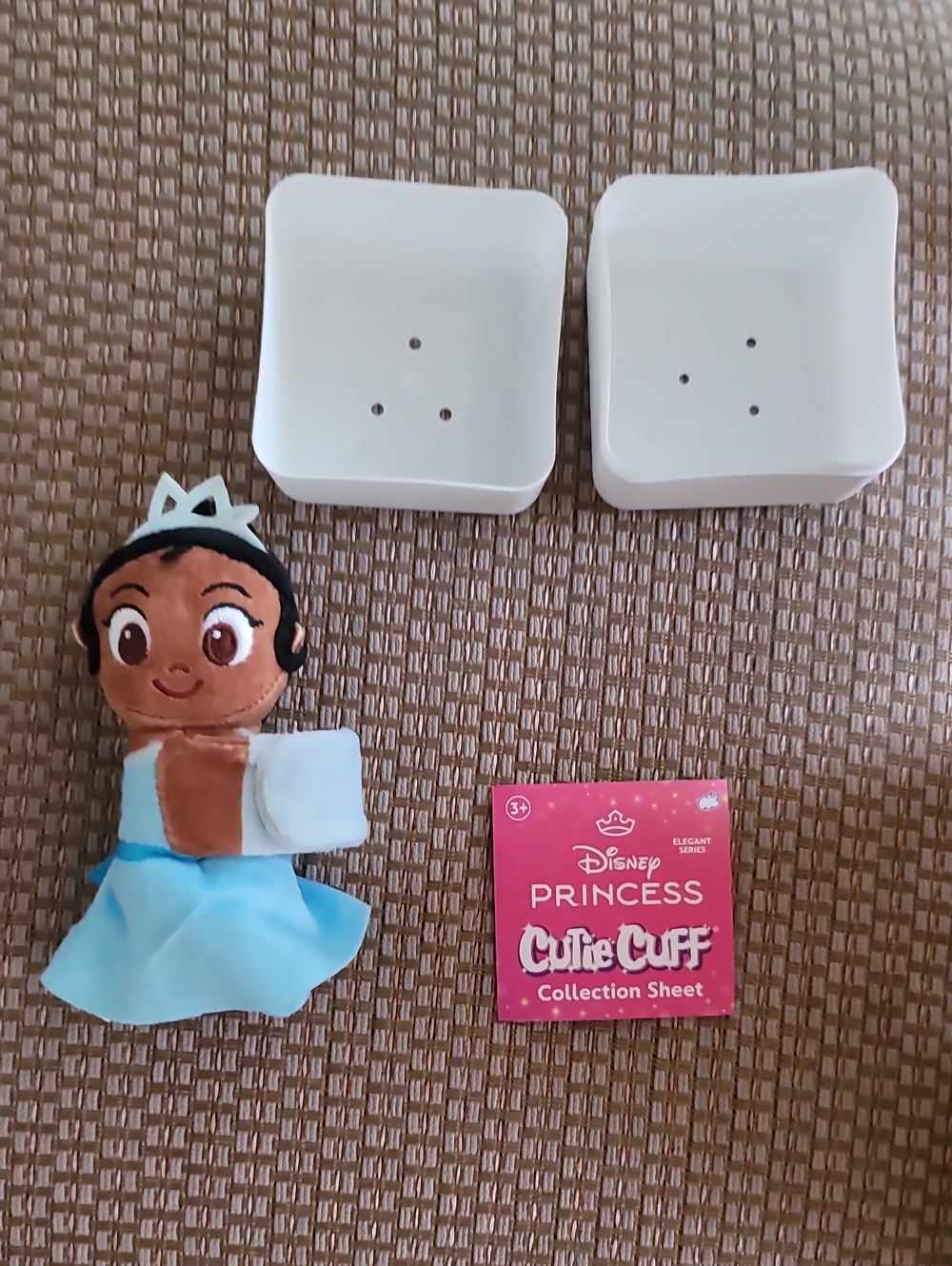 Disney Princess Blue Tiana Cutie Cuff Plush Toy